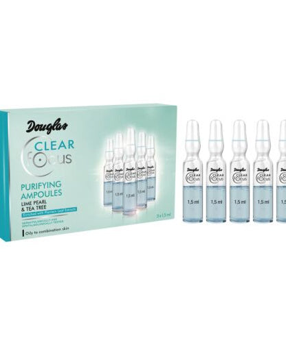 Douglas Purifiying Ampoules Lime Pearl & Tree Tea (5x15ml)