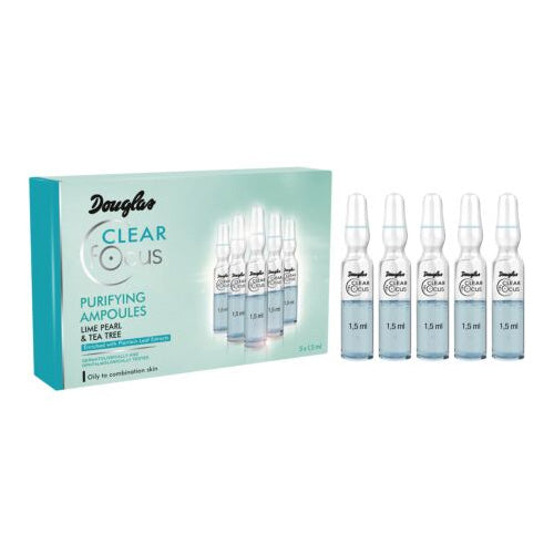 Douglas Purifiying Ampoules Lime Pearl & Tree Tea (5x15ml)