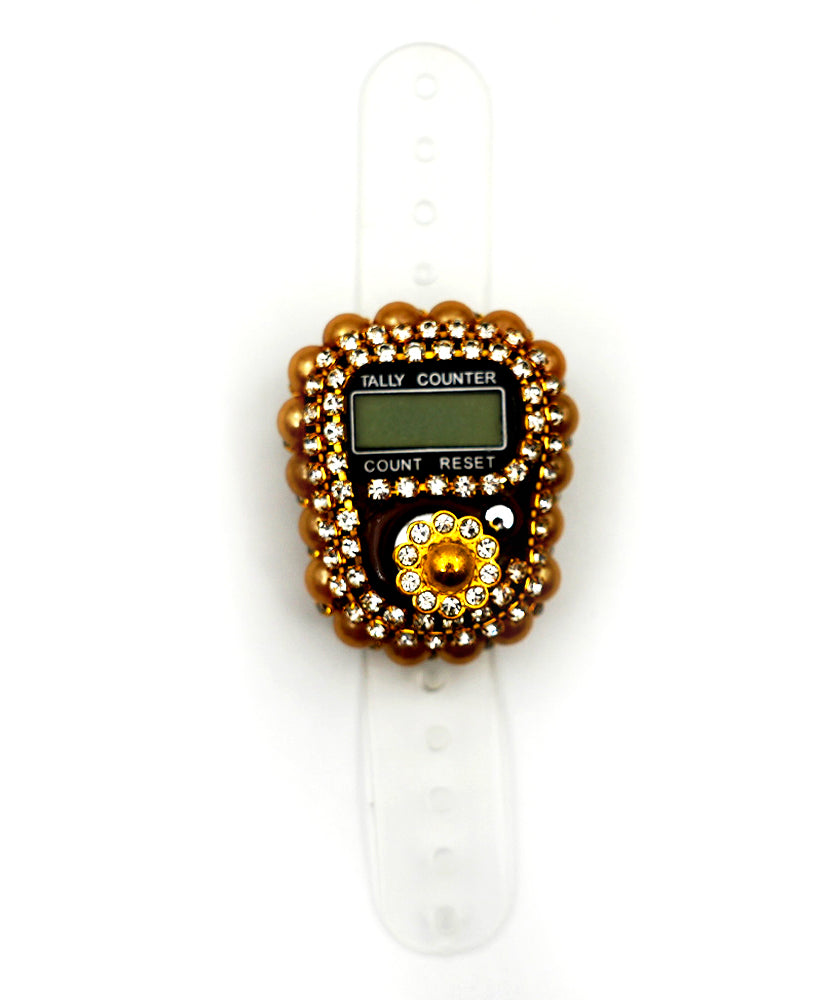 Electronic Counter - Gold Strass Electronic Counter - Gold Strass