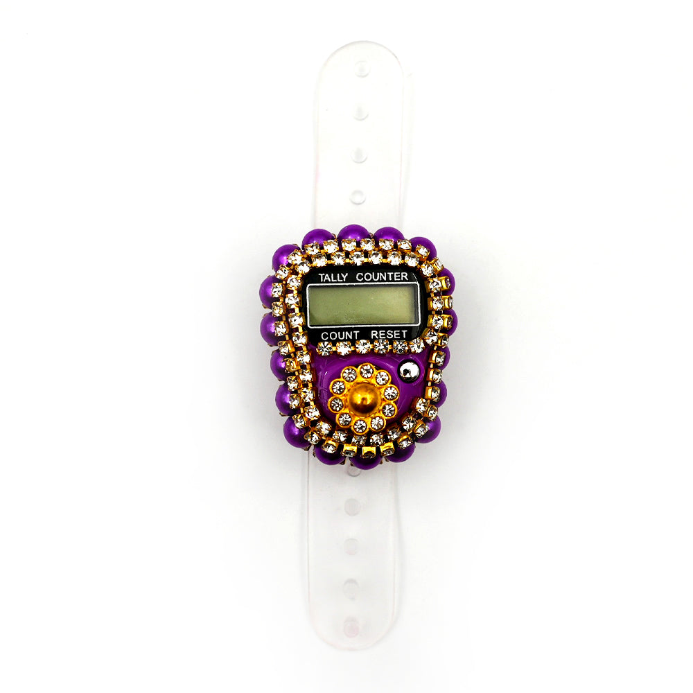 Electronic Counter - Purple Strass