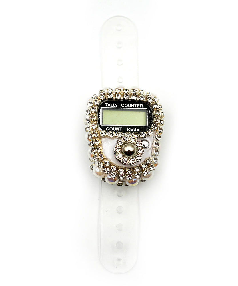Electronic Counter - White Strass