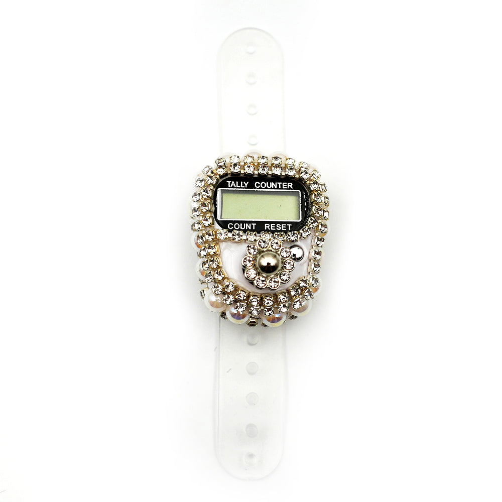 Electronic Counter - White Strass