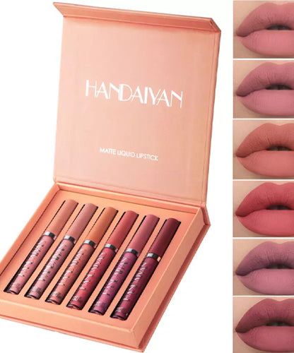 Handaiyan Matte Liquid Lipstick (Set Of 6)