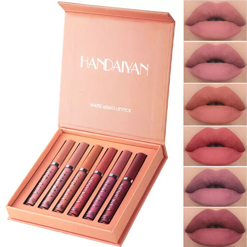 Handaiyan Matte Liquid Lipstick (Set Of 6)