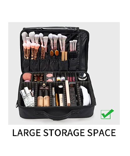 حقيبة مستحضرات التجميل مع حزام الكتف