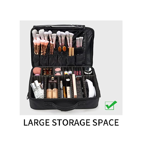 حقيبة مستحضرات التجميل مع حزام الكتف